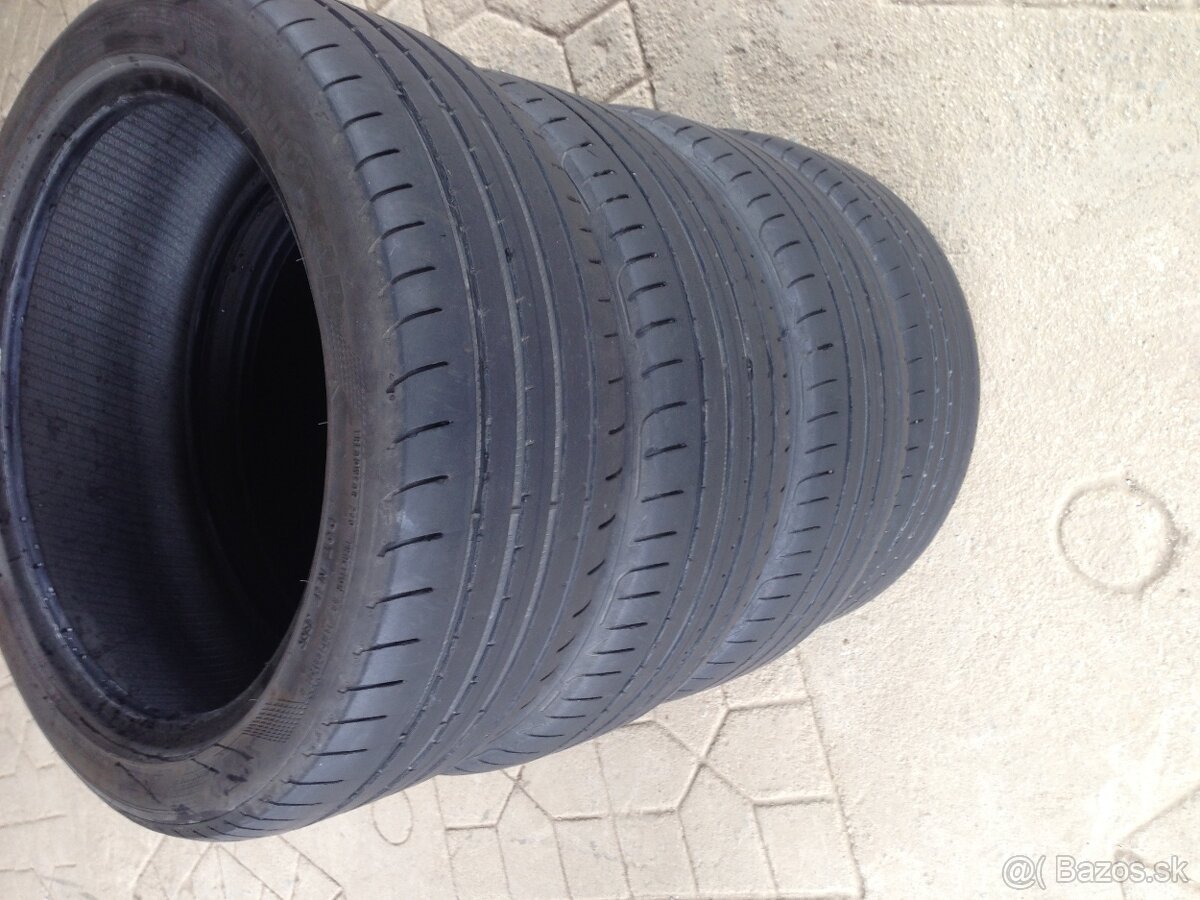 Predám letné Pneu 225/45r18 5mm - 4