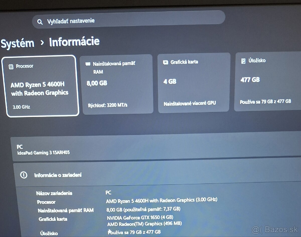 Lenovo IdeaPad Gaming 3 - 4