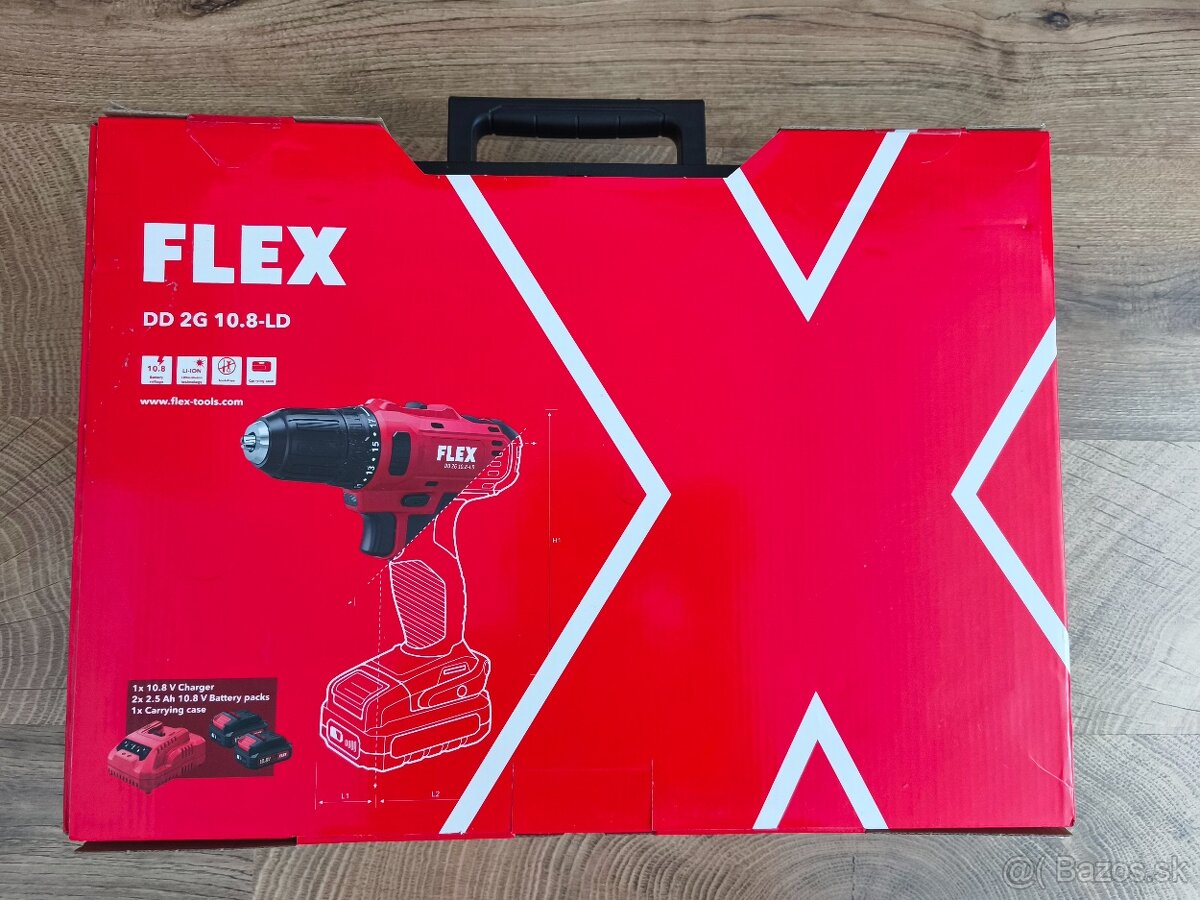Aku skrutkovač FLEX DD 2G 10.8-LD - 4