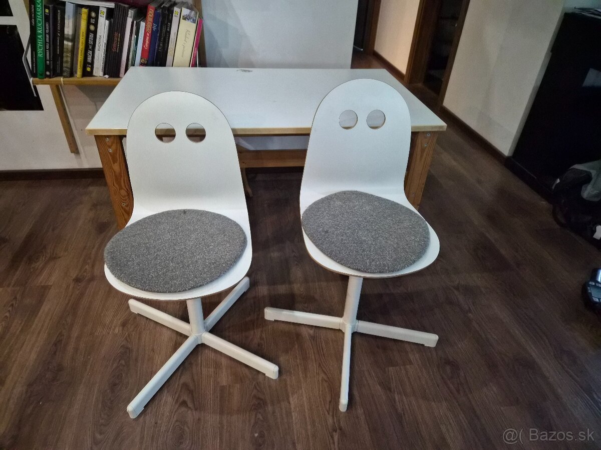 Predam detsky stôl plus stoličky ikea - 4
