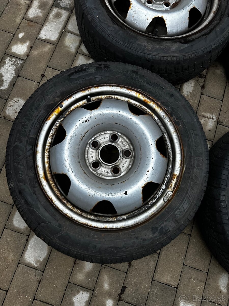 Predám originálne disky na Vw t5 t6 5x120 + zimné pneu - 4