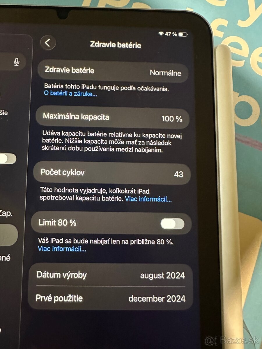 iPad mini (2024) 128GB Blue + Apple Pencil Pro - 4