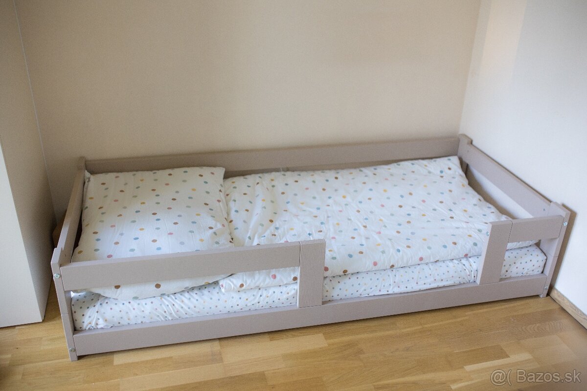 Nová detská postel Benlemi s dvoma zábranami - 4