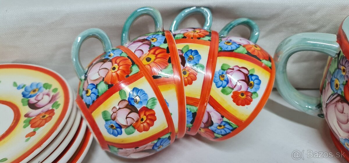 Čajová súprava Ditmar urbach Czechoslovakia - 4