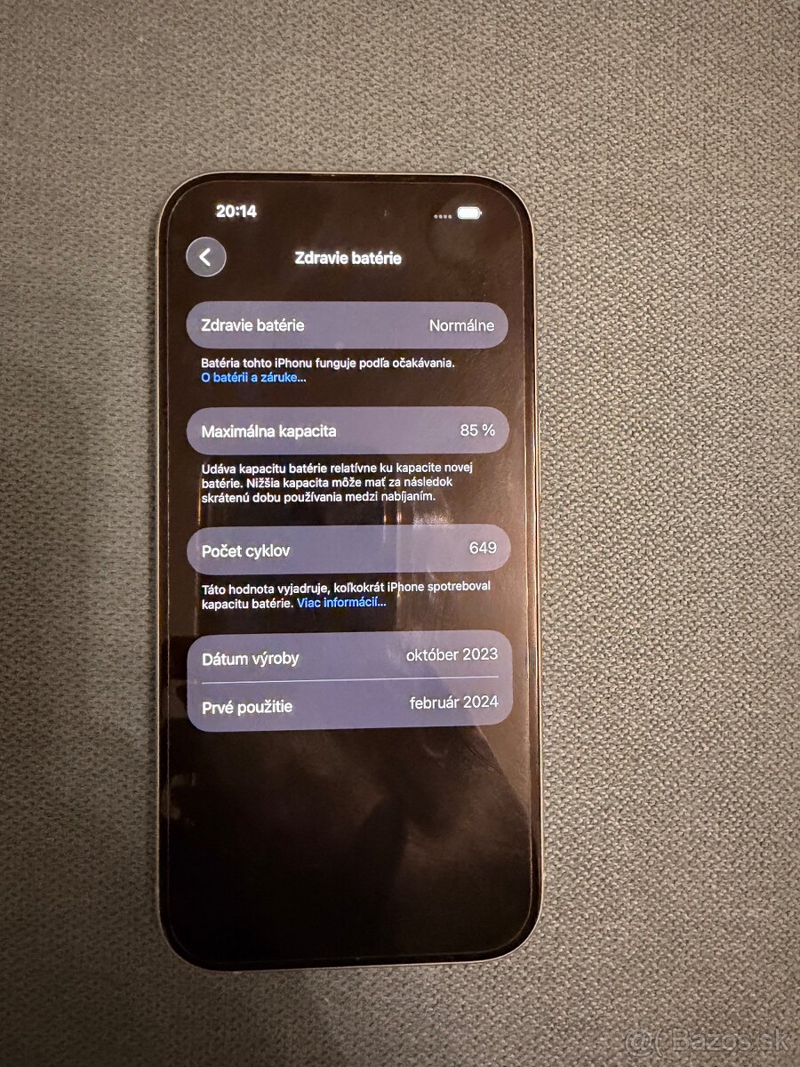 Predám iPhone 15 v super stave - 4