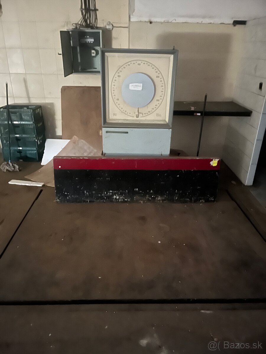 Mostová váha 3 t – mechanická, funkčná - 4