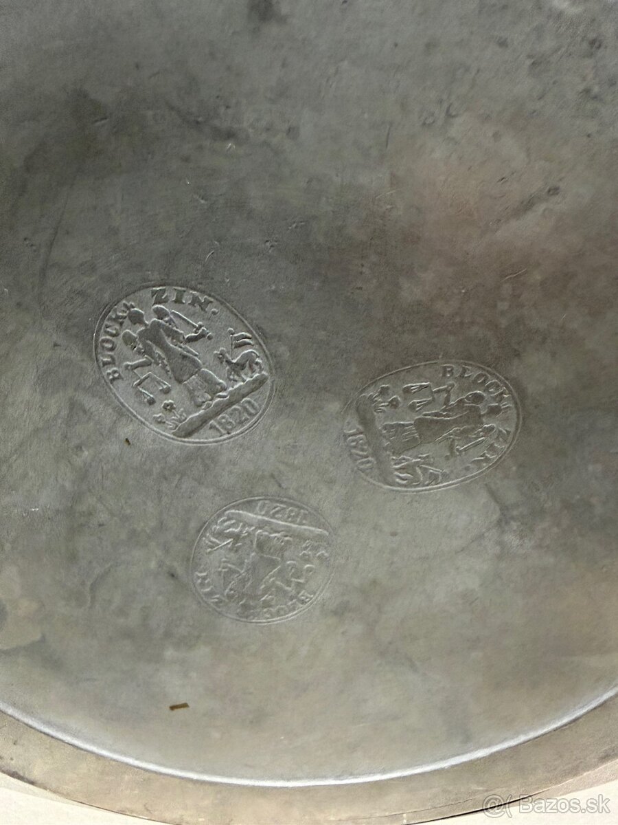 Cínový krígeľ na pivo - 4