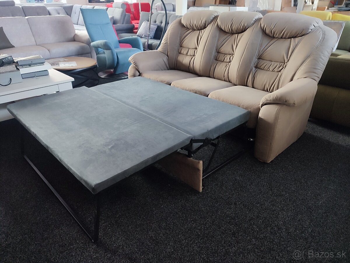 Výnimočne komfortný štýlový 3-sed s lôžkom - 4