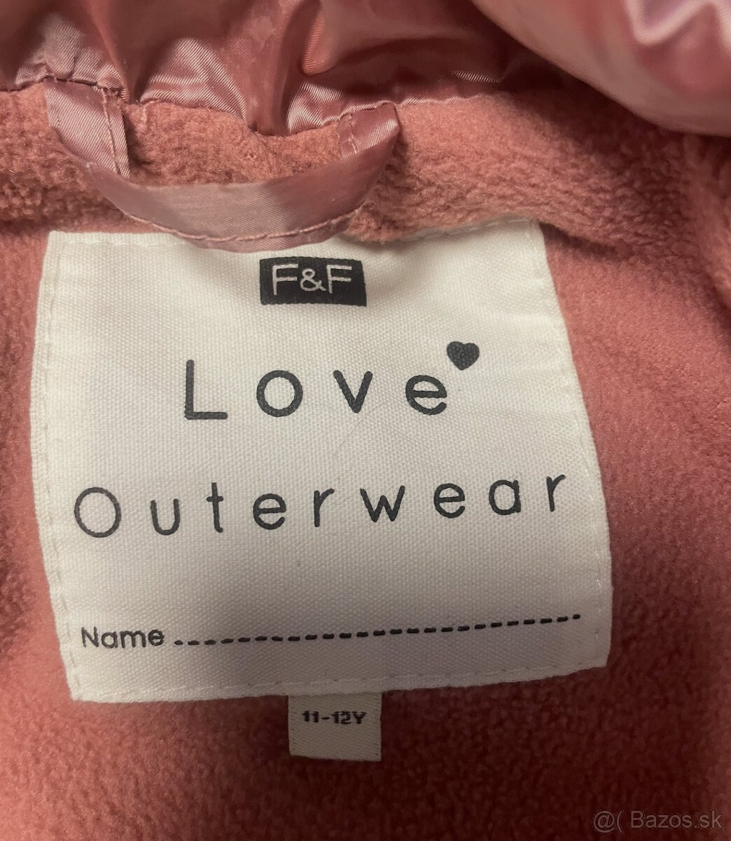 Dievcenska zimna bunda Tesco, velkost 10-11 rokov - 4