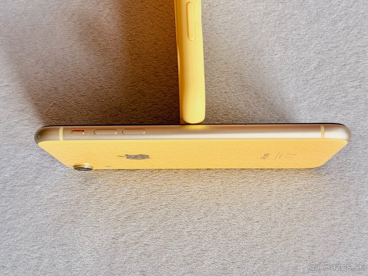 iPhone XR 128GB Žltý, NOVÁ BATERKA, TOP STAV - 4