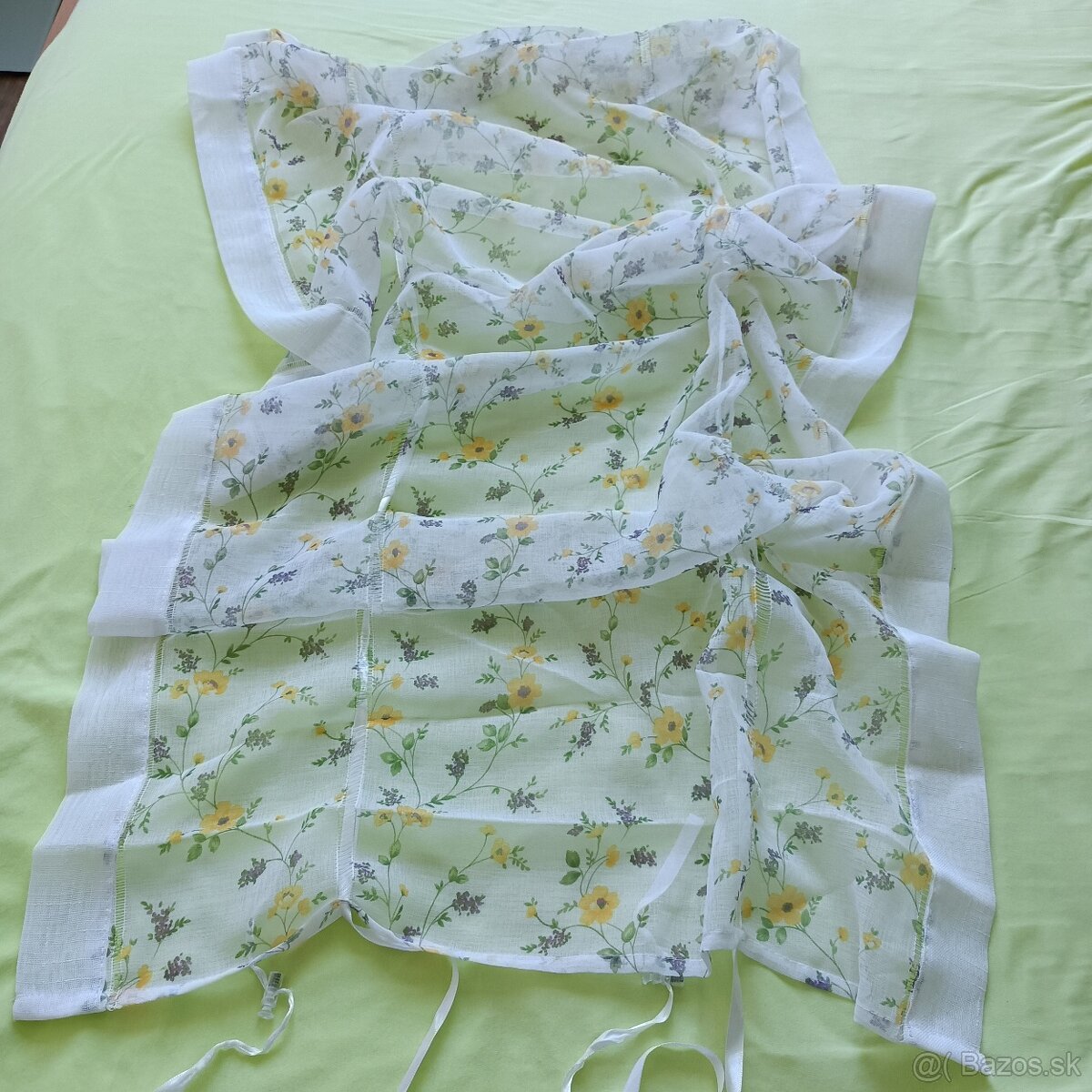 Predám záclonky na vitrážové tyče+tyče zdarma - 4