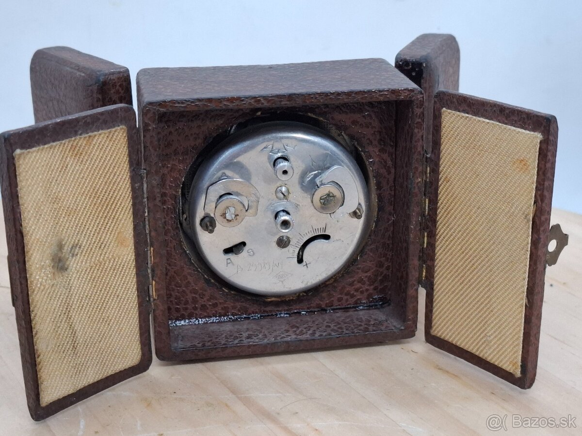 Predám funkčný Francúzky cestovný budík DEP= Výdrž, Eleganci - 4