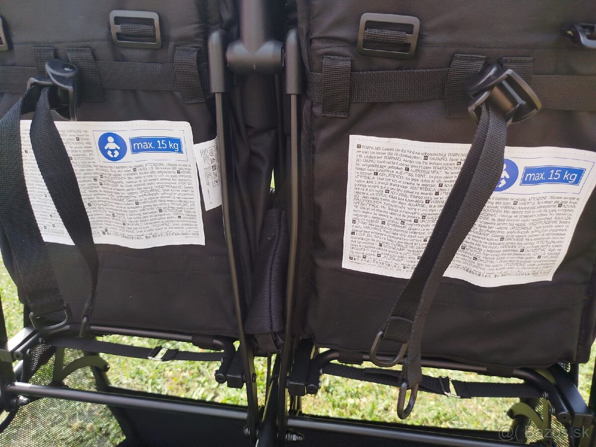 Kočík pre dvojičky Hauck Swift Duo X Black - 4