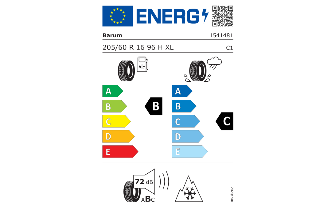 Zimné Pneumatiky Octavia 4 Barum Polaris 6 205/60 R16 96H XL - 4