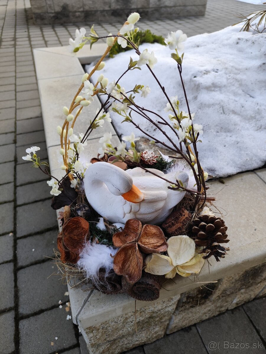 Prírodná dekorácia húska - 4