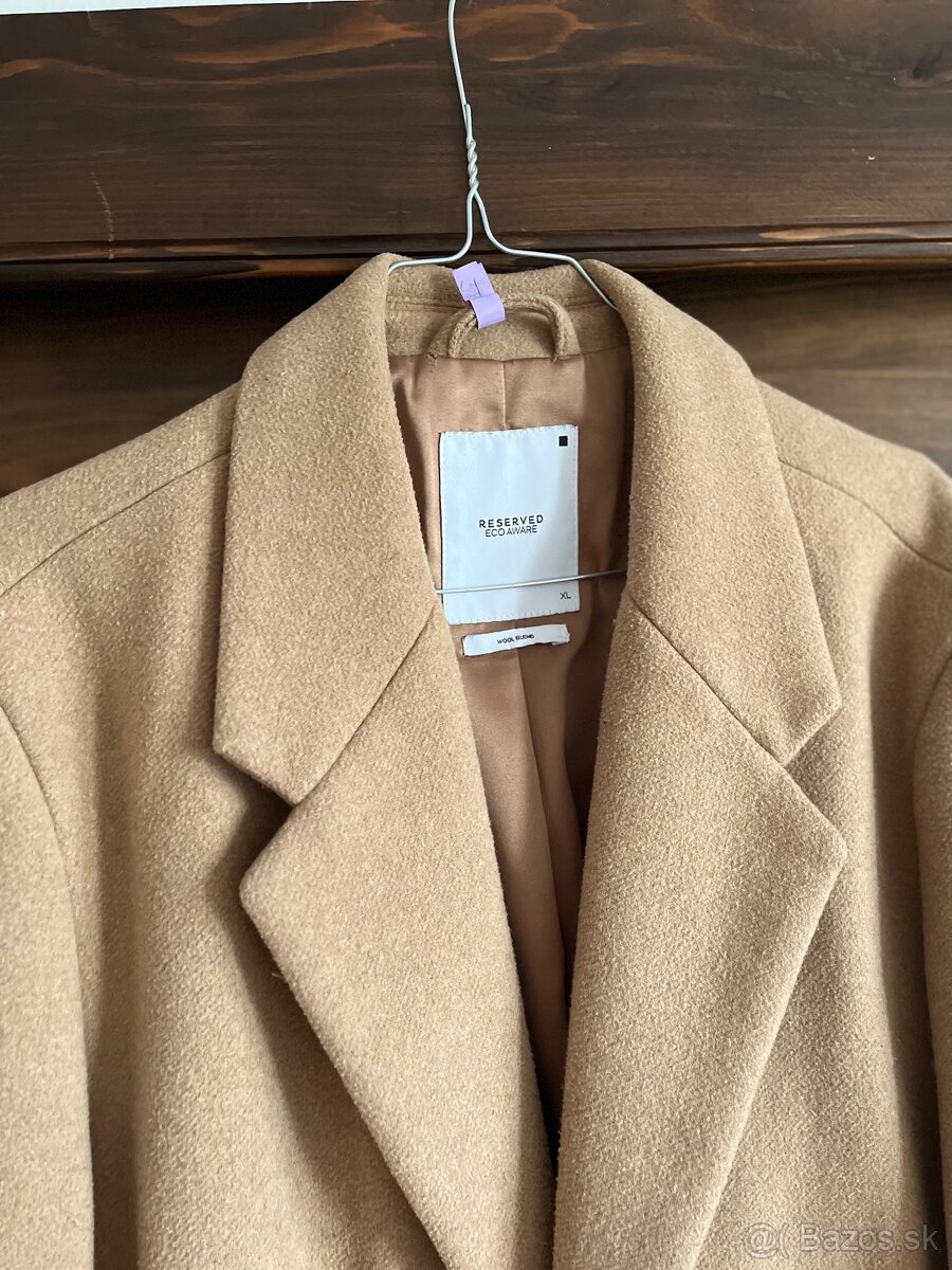 RESERVED Pánsky hnedý kabát XL - 4