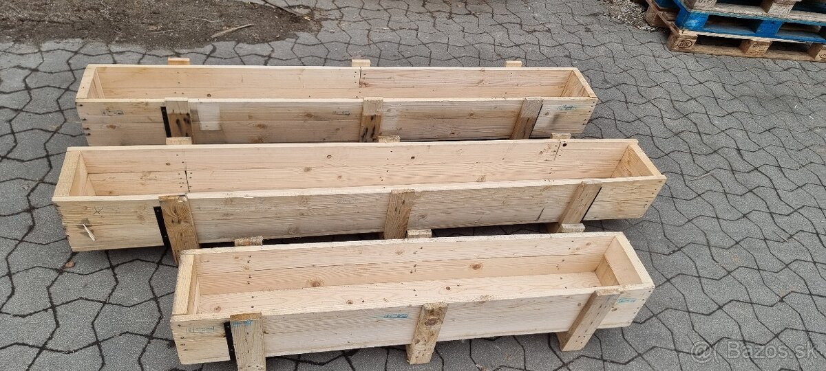 Drevené záhony - boxy 50 ks - 4