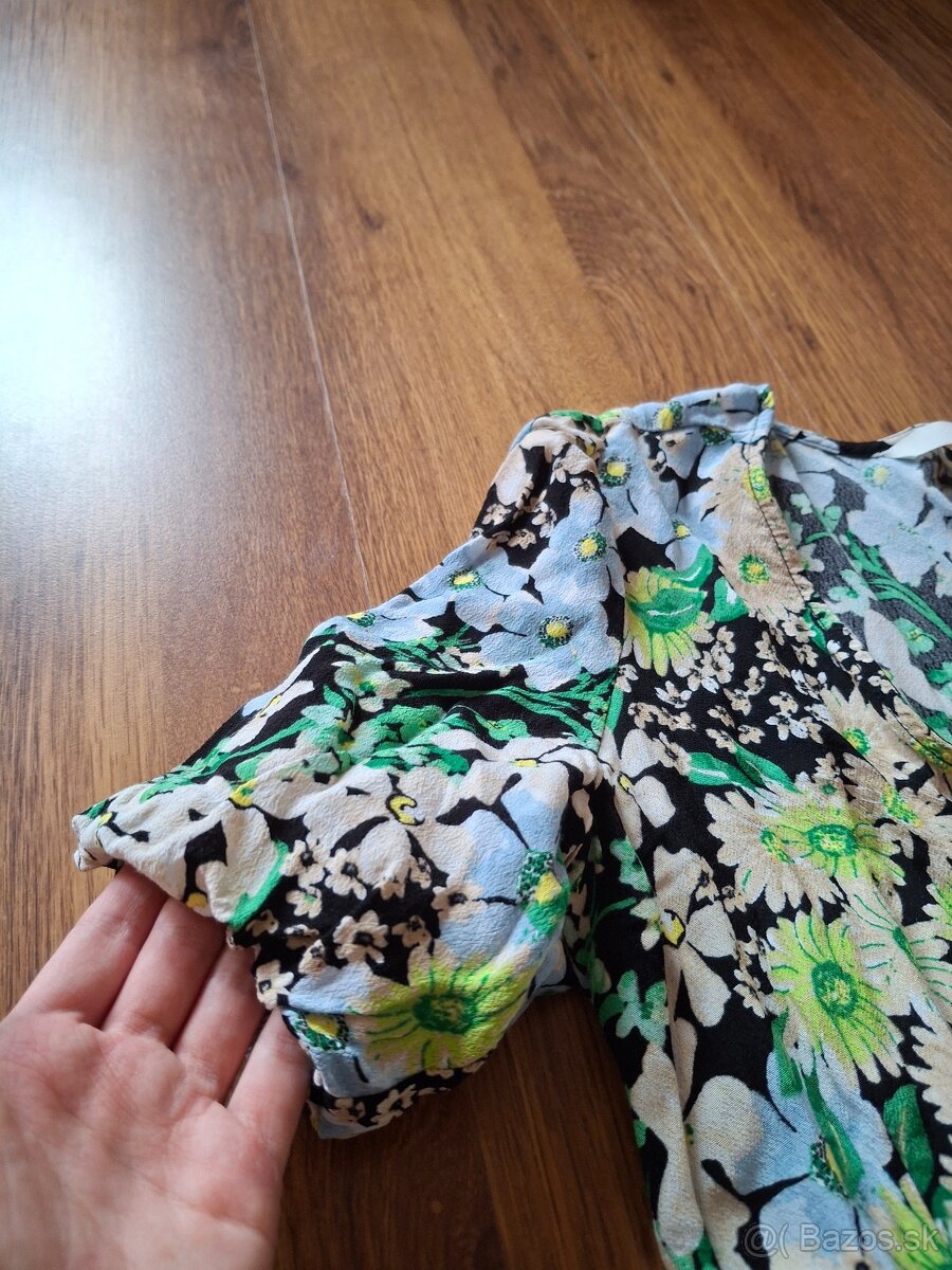 Kvetovaný top H&M 36 / S - 4