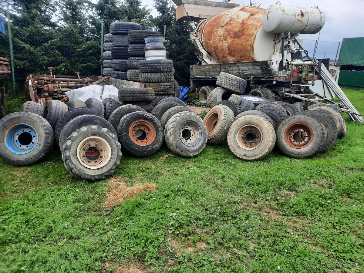 Kompletne kolesá diely na vlecku prives - 4