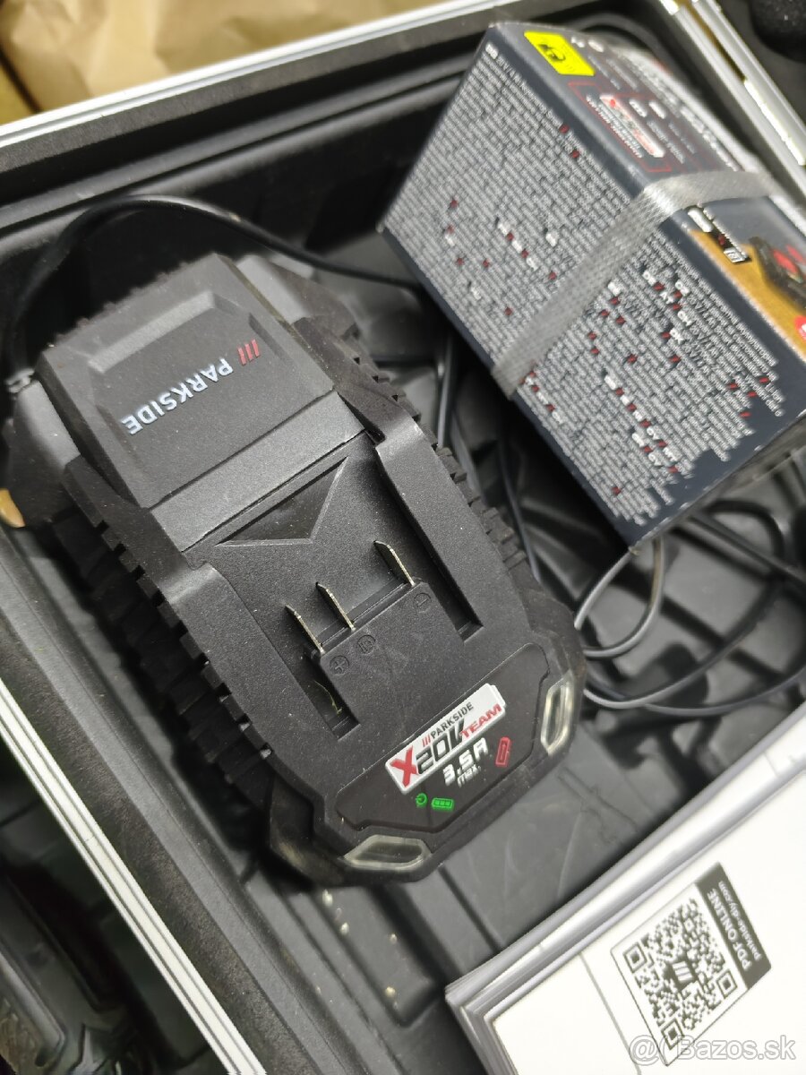 Parkside aku vŕtačka + nabíjačka + batéria - 4