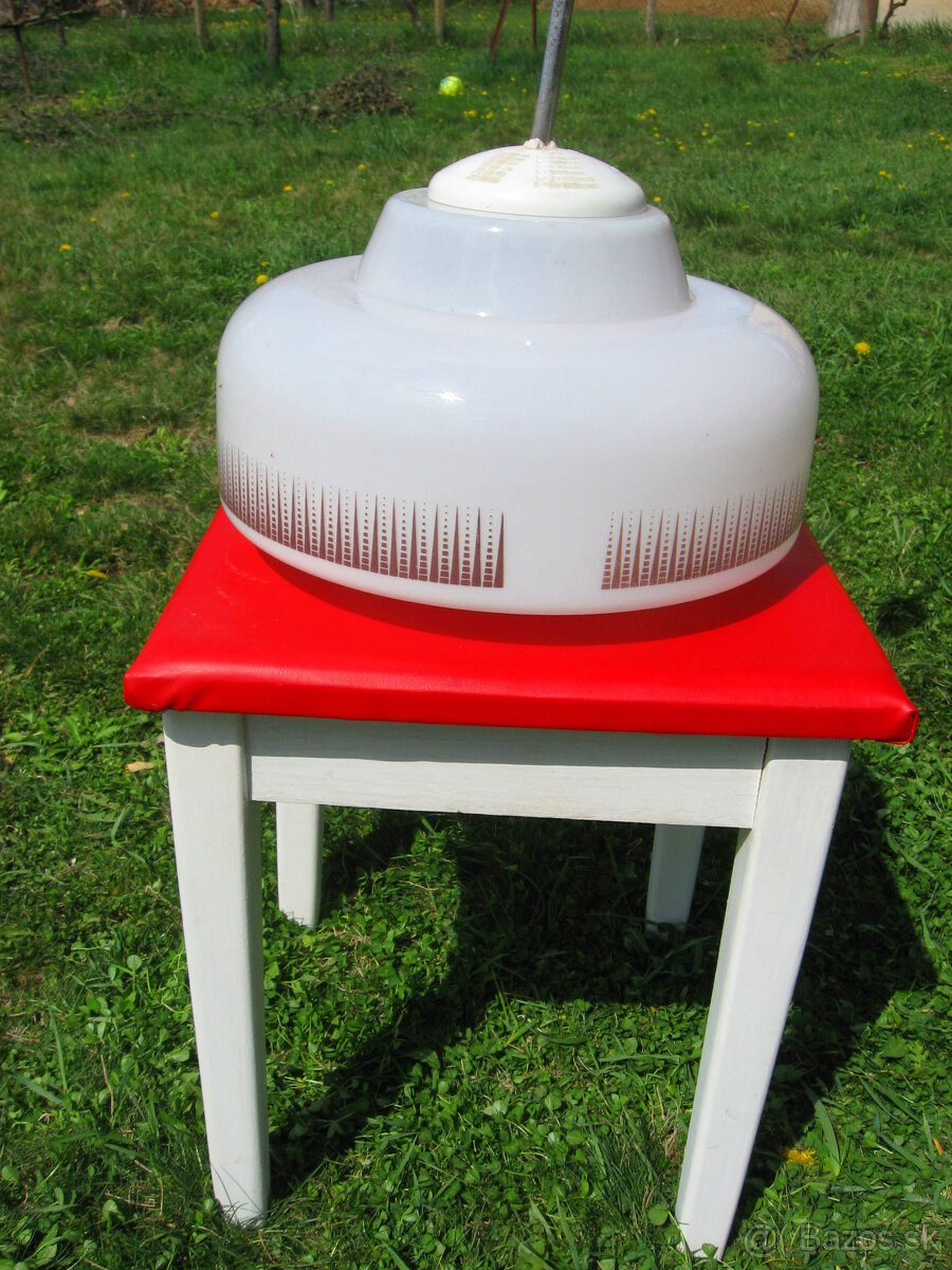 Retro mliečny luster - veľký - 4