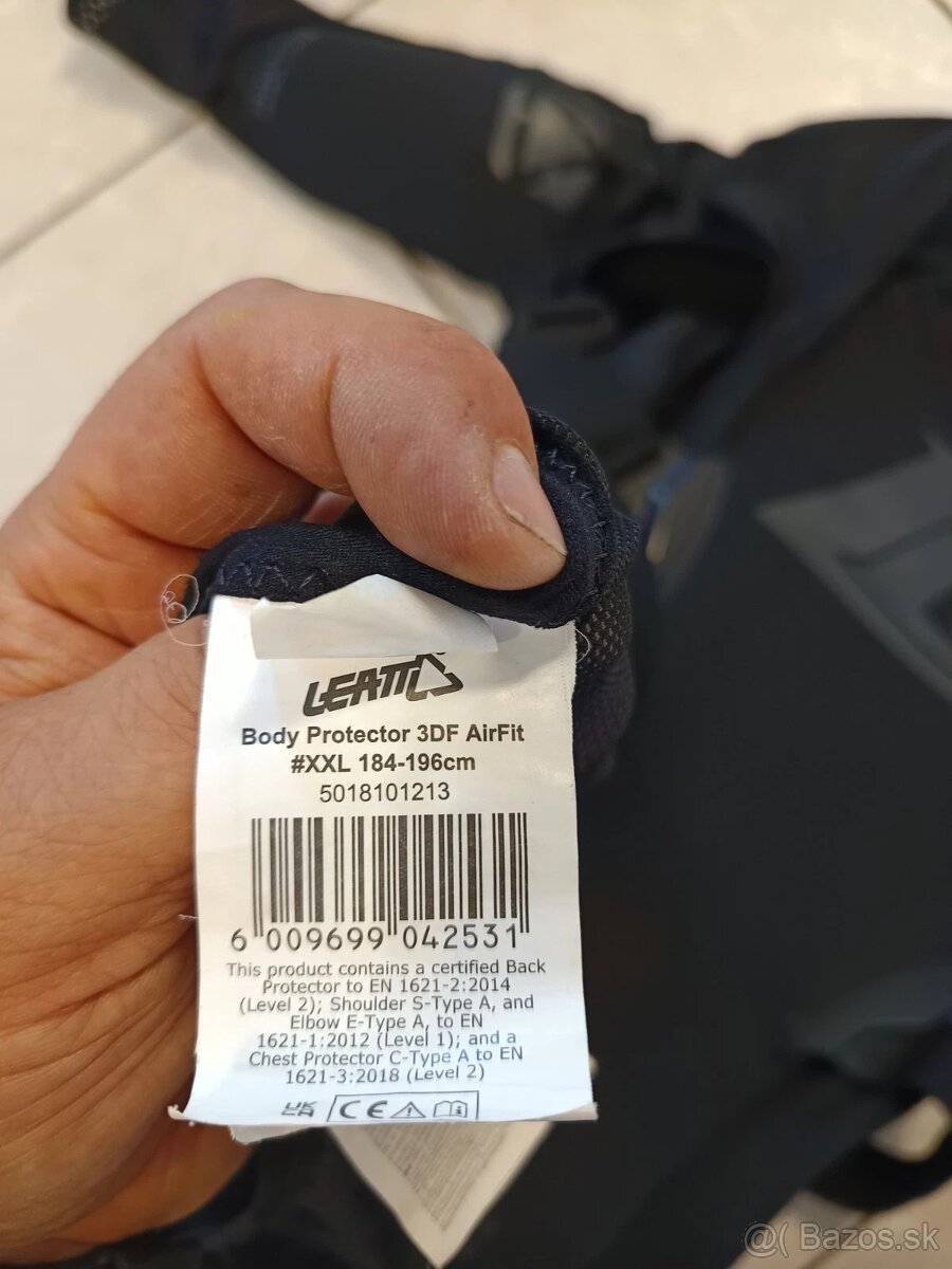 Celotělový moto chránič Leatt 3DF Airfit / Vanucci - 4