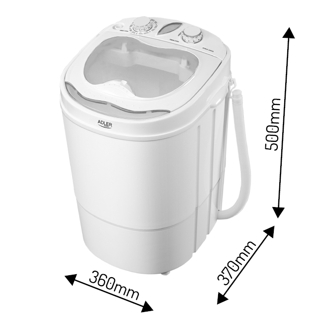 Cestovna mini pracka Adler AD 8055 - 4