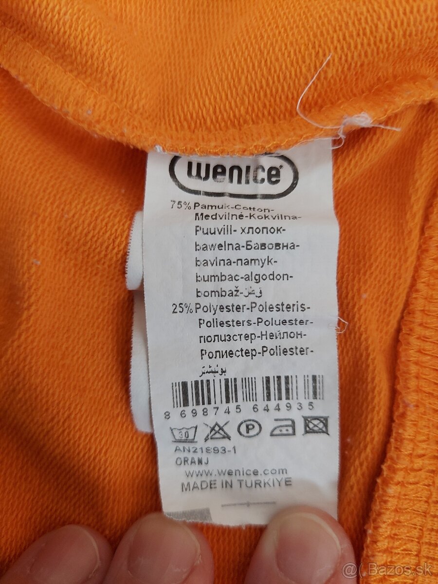 dievčenská mikina (104 cm) - 4