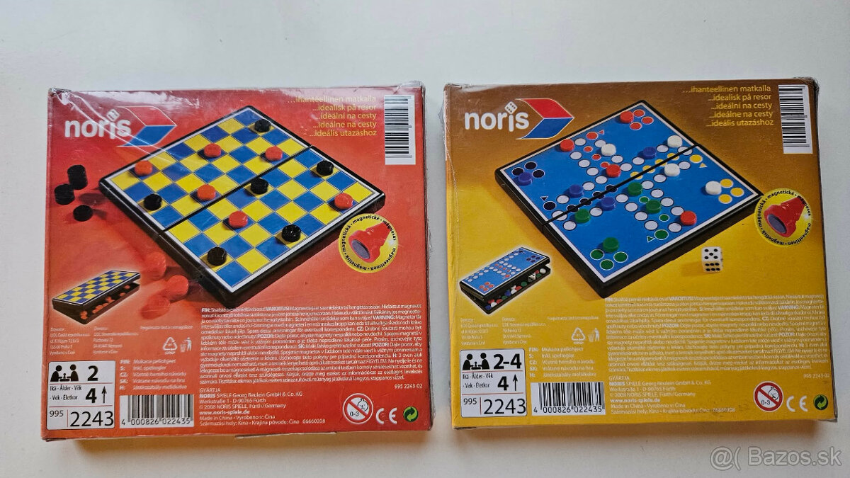 Magnetické cestovné spoločenské hry, 2ks - 4