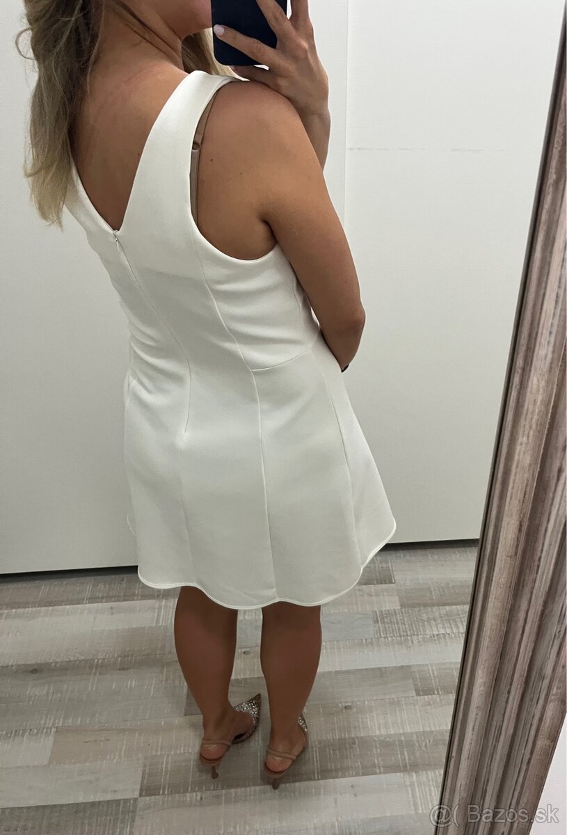 Biele šaty Mango - 4