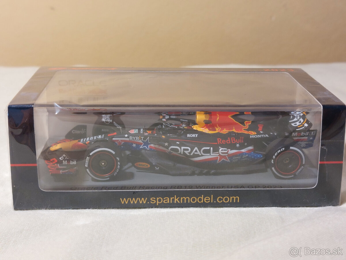 Max Verstappen 2023 Red Bull RB19 USA Austin F1 model 1:43 - 4