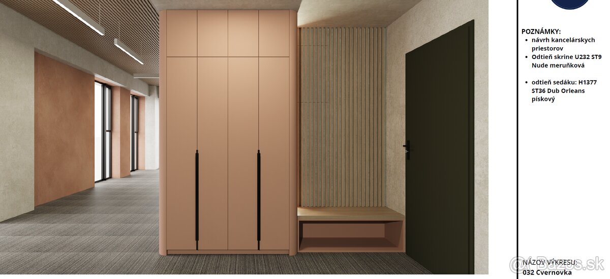 Kancelária s výhľadom na Downtown projekt ZWRIN - 4