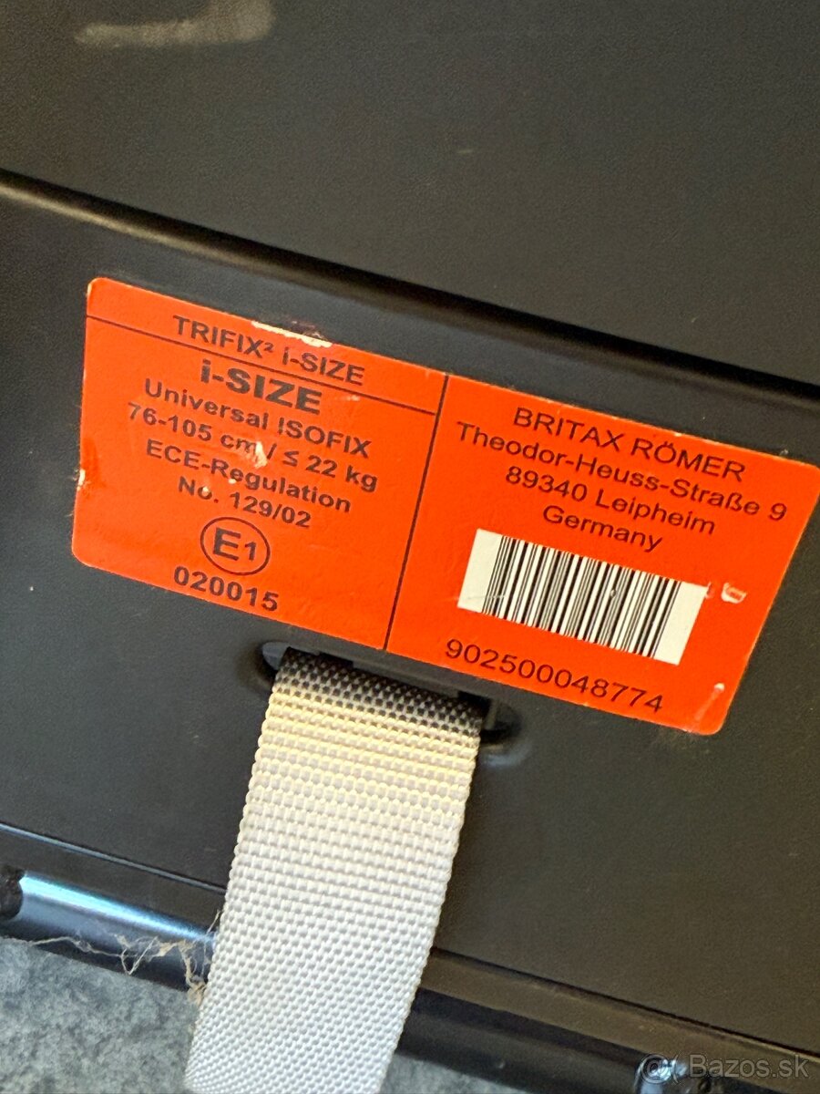 Britax Römer Trifix i-Size Cosmos Black autosedačka - 4