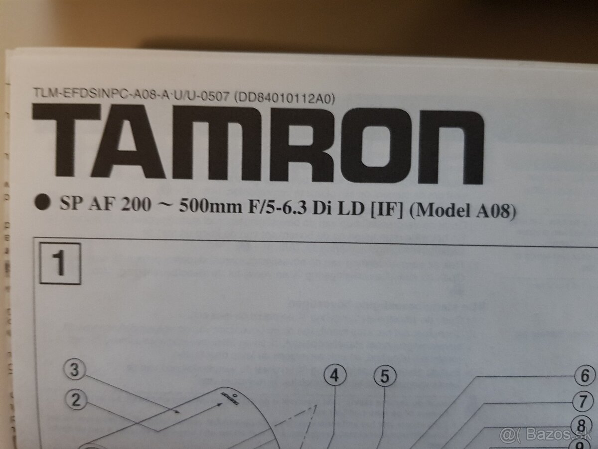 TAMRON SP AF 200-500mm - 4