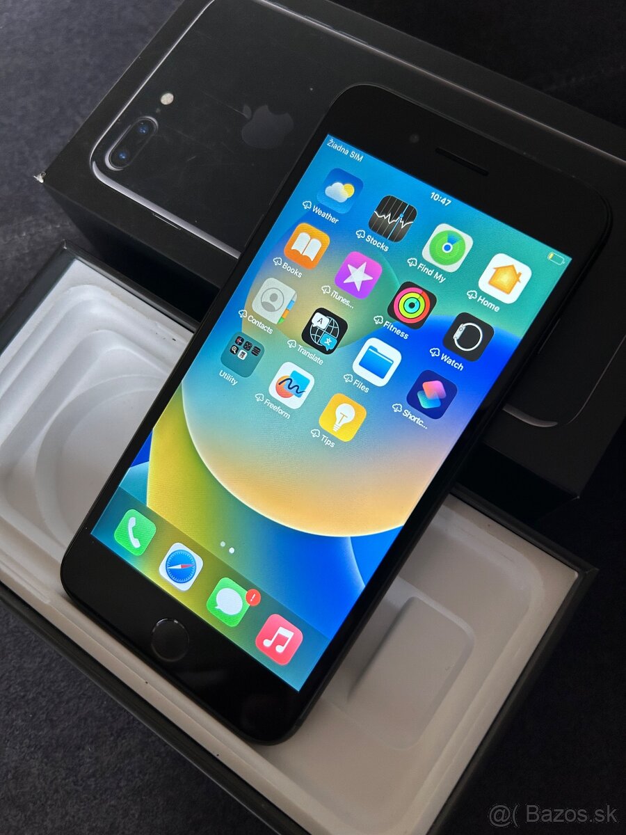 Iphone 8 plus 64GB black - 100% batéria - 4