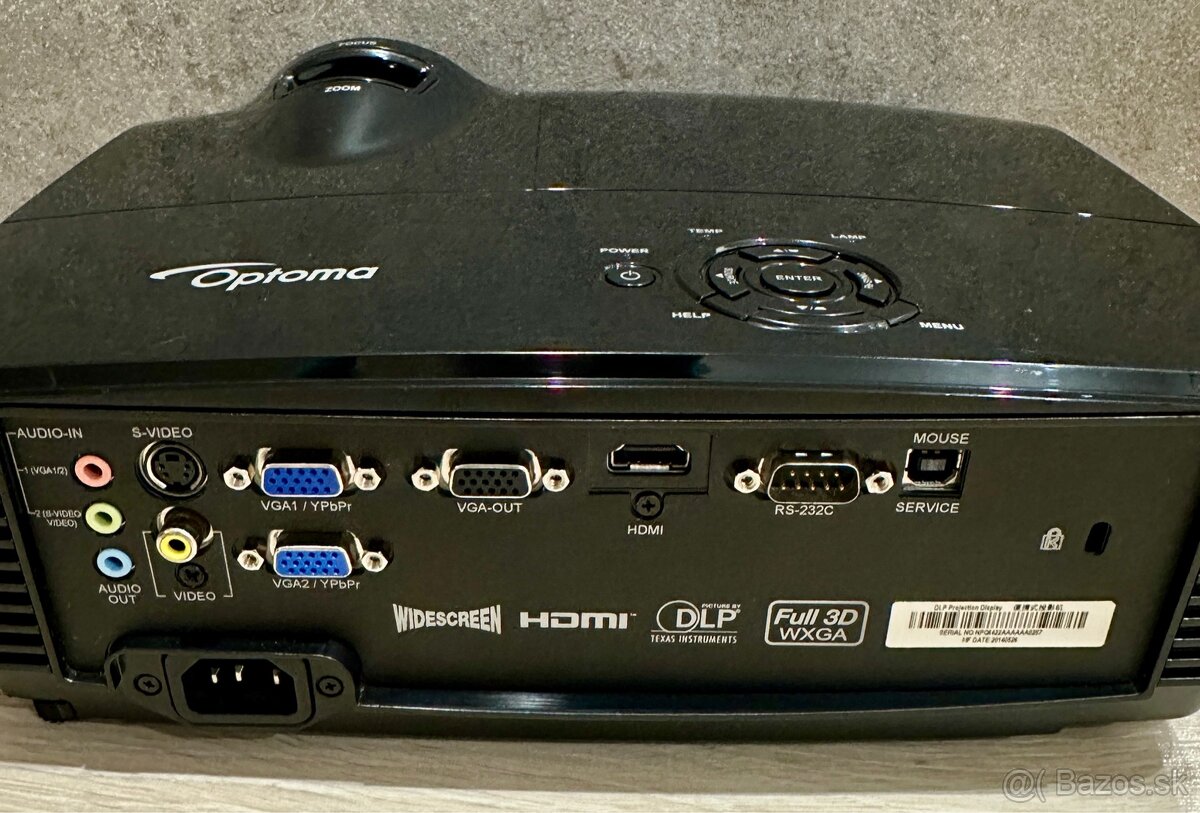 Optoma Full 3D DLP projektor - 4