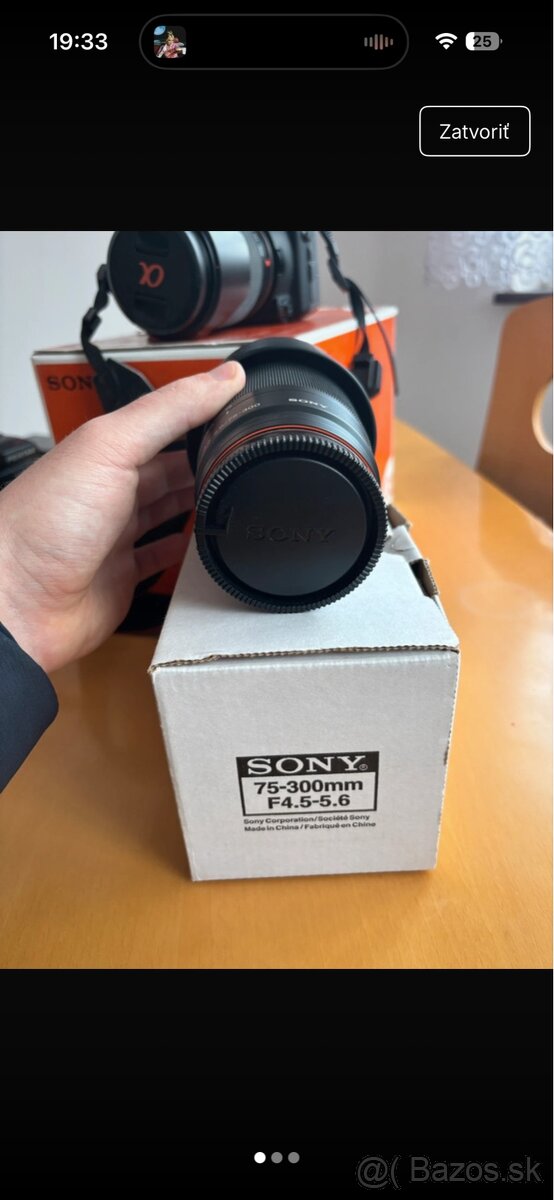 Objektiv Sony 75-300mm - 4