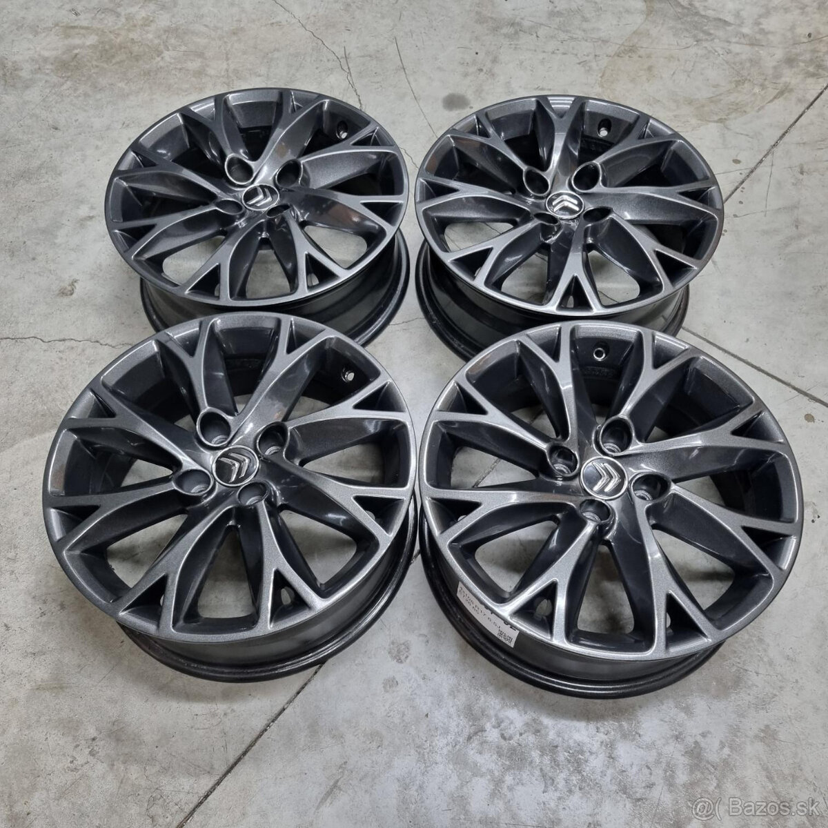 Hliníkové Citroen disky 4x108 R17 6,5J ET26 - 4