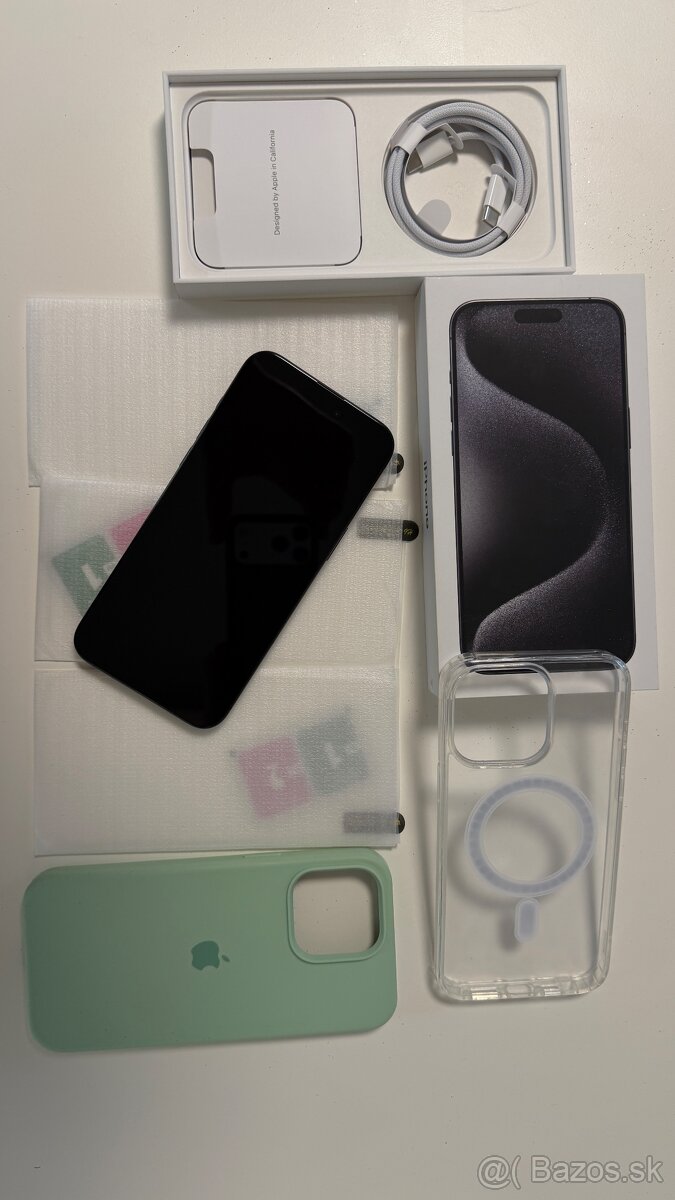 Iphone 15 pro max black titan 256gb - 4