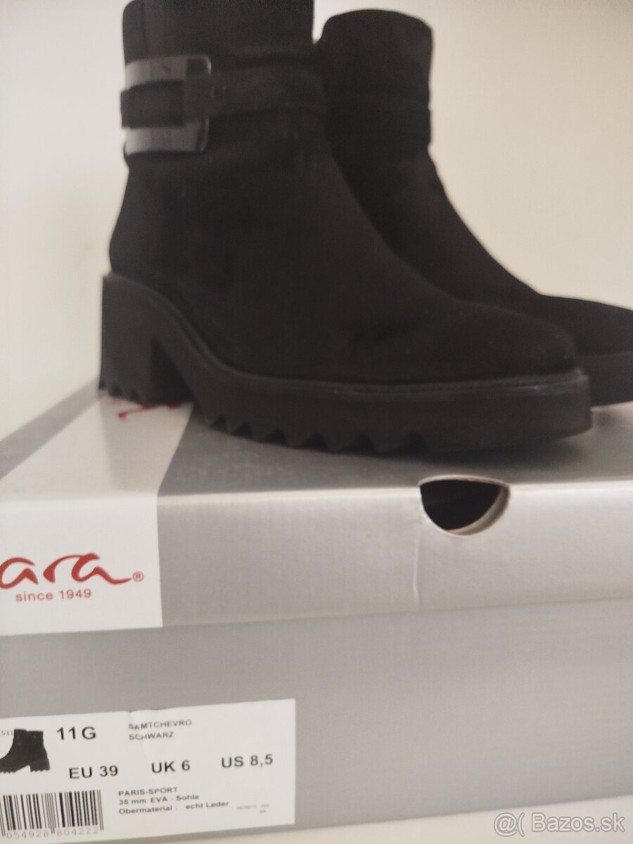 Dámske členkové čižmy Ara - 4