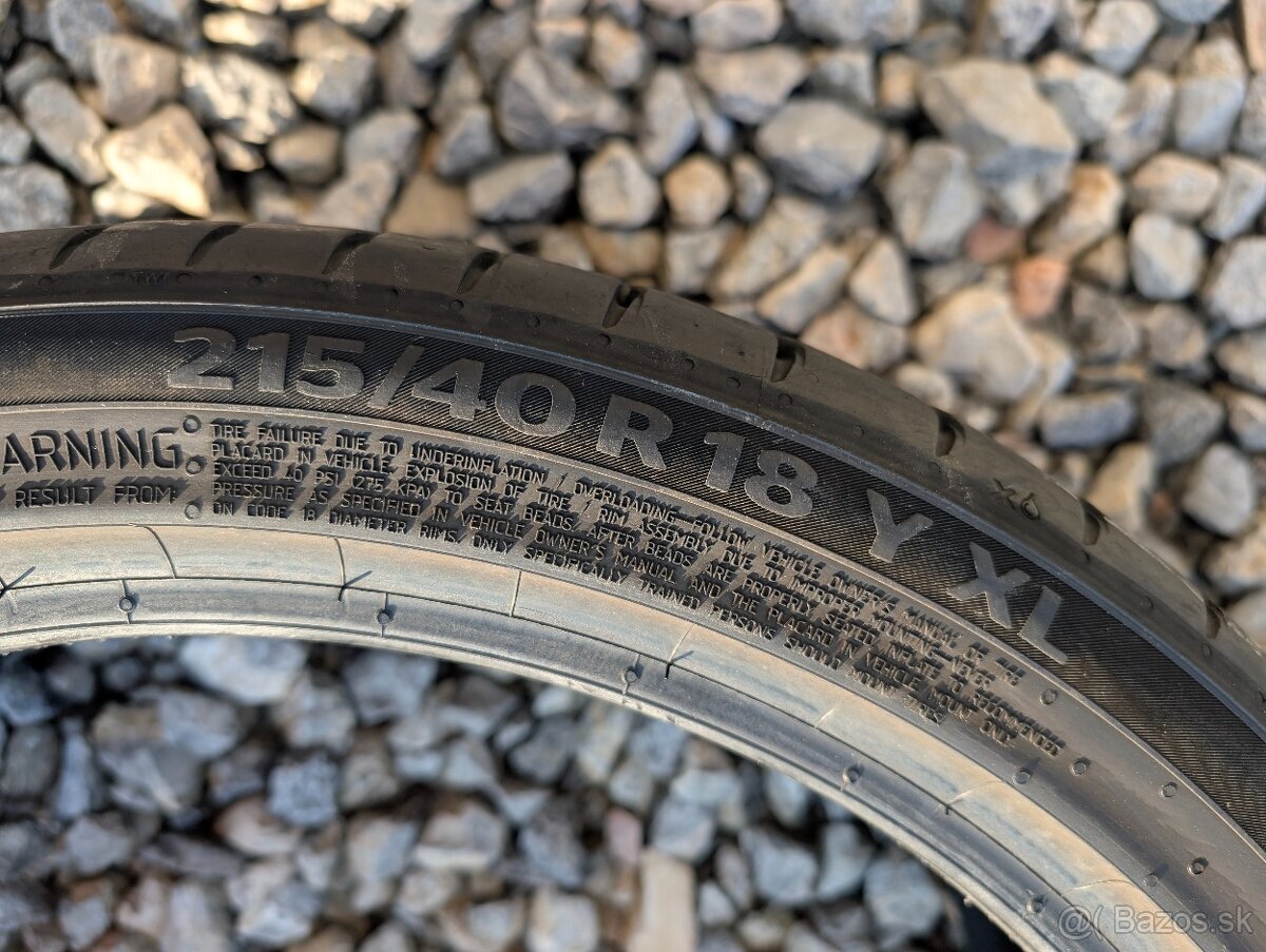 215/40 r18 letne pneu Continental rok 2024 - 4