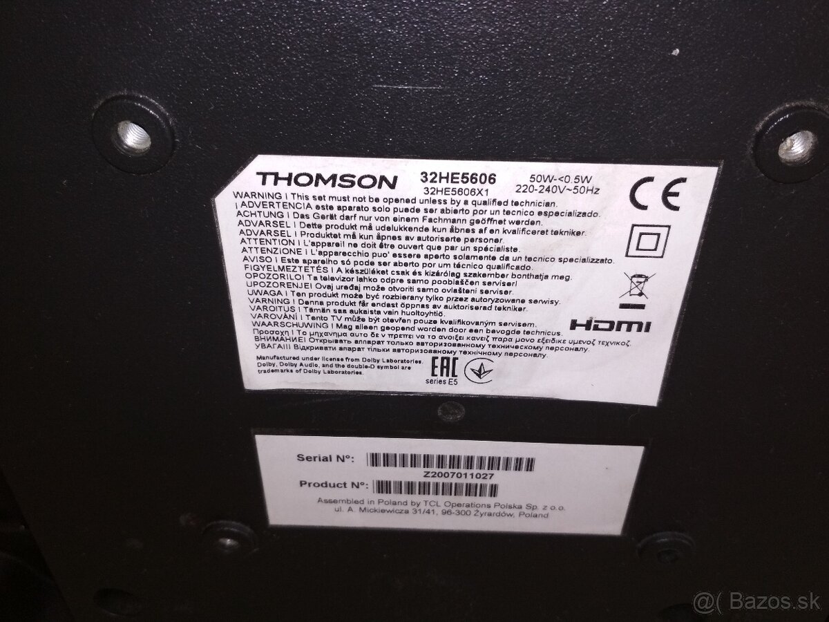 32" Smart TV Thomson 32HE5606 WiFi, Netflix, Youtube - 4