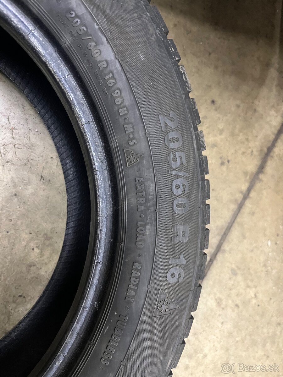 Continental ContiWinterContact 205/60 R16 jazdené zimné - 4