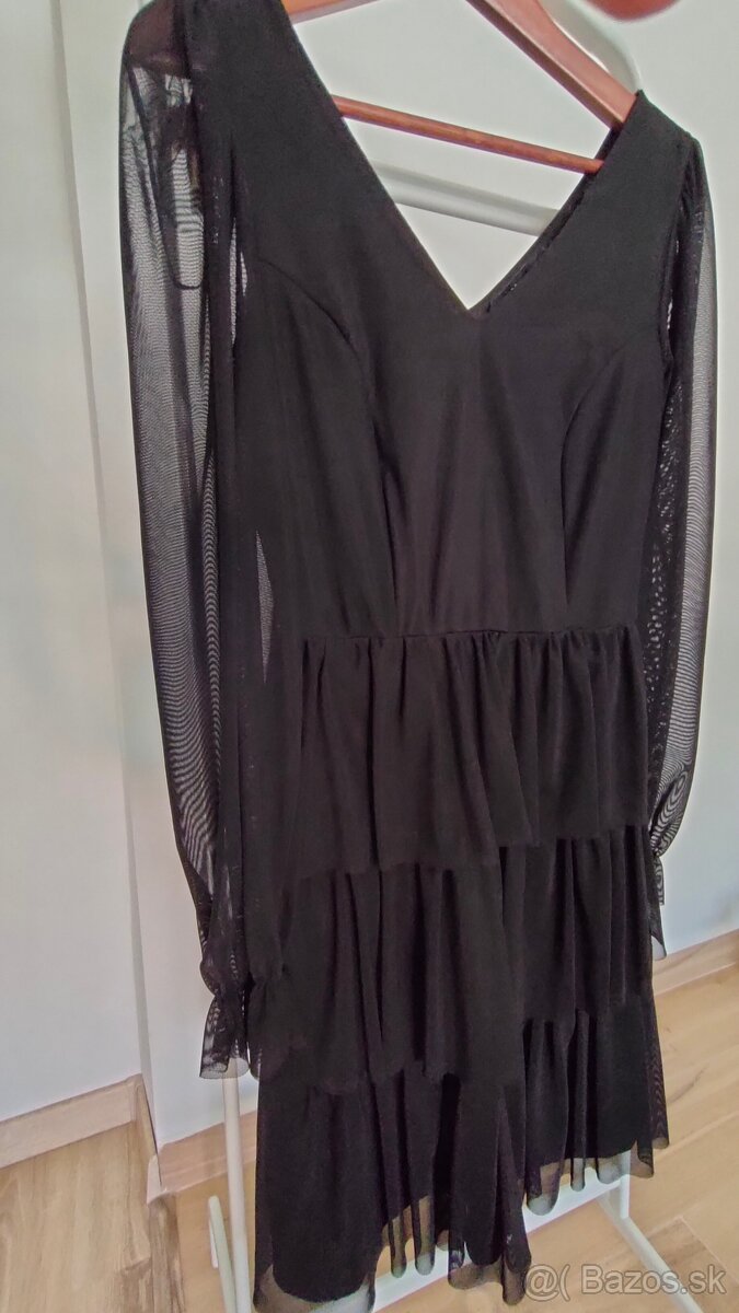 Krásne čierne šaty MOHITO veľ. S /.36 - 4