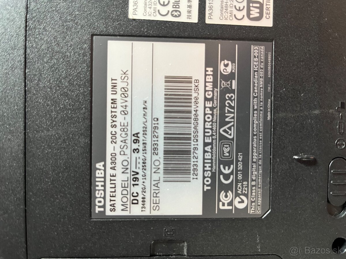 Toshiby Satellizr 300 - 4