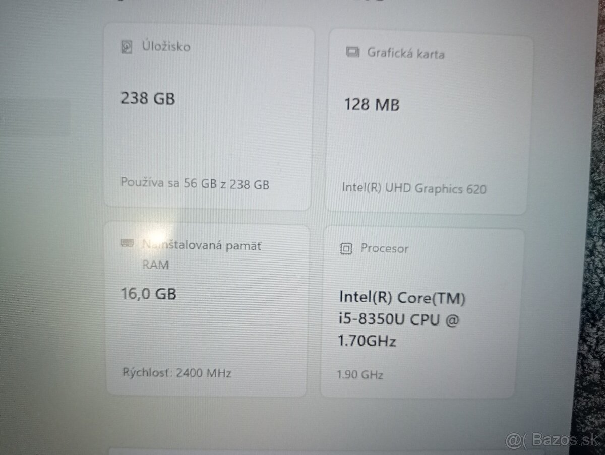 Lenovo L480 , Intel core i5 , 16gb ram , ssd - 4