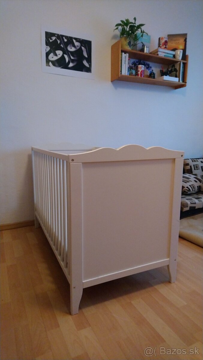 Biela postielka pre babatko ikea - 4