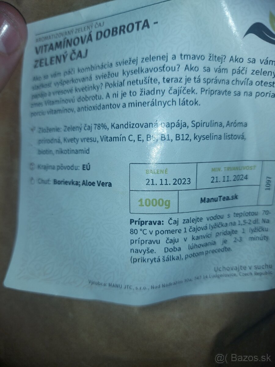 Caje manu tea tee caj sipany 5 druhov cena je 30% nizsia - 4