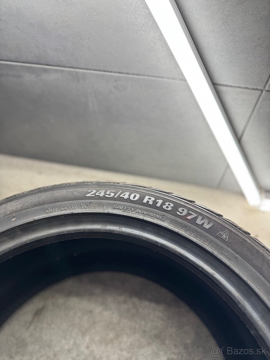 NOVÉ ZIMNÍ PNEU 245/40/18 - 4