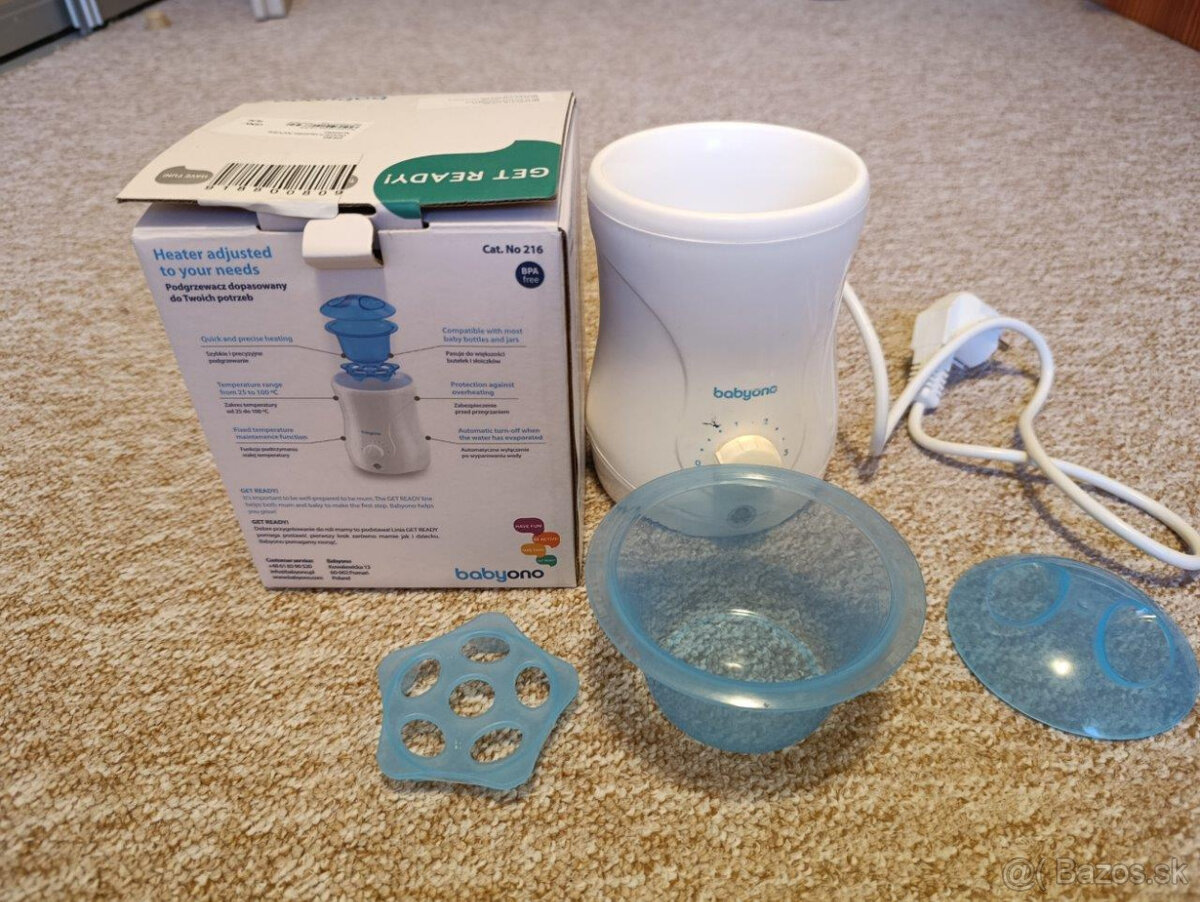 Elektrická odsávačka mlieka Babyono + Ohrievac - 4